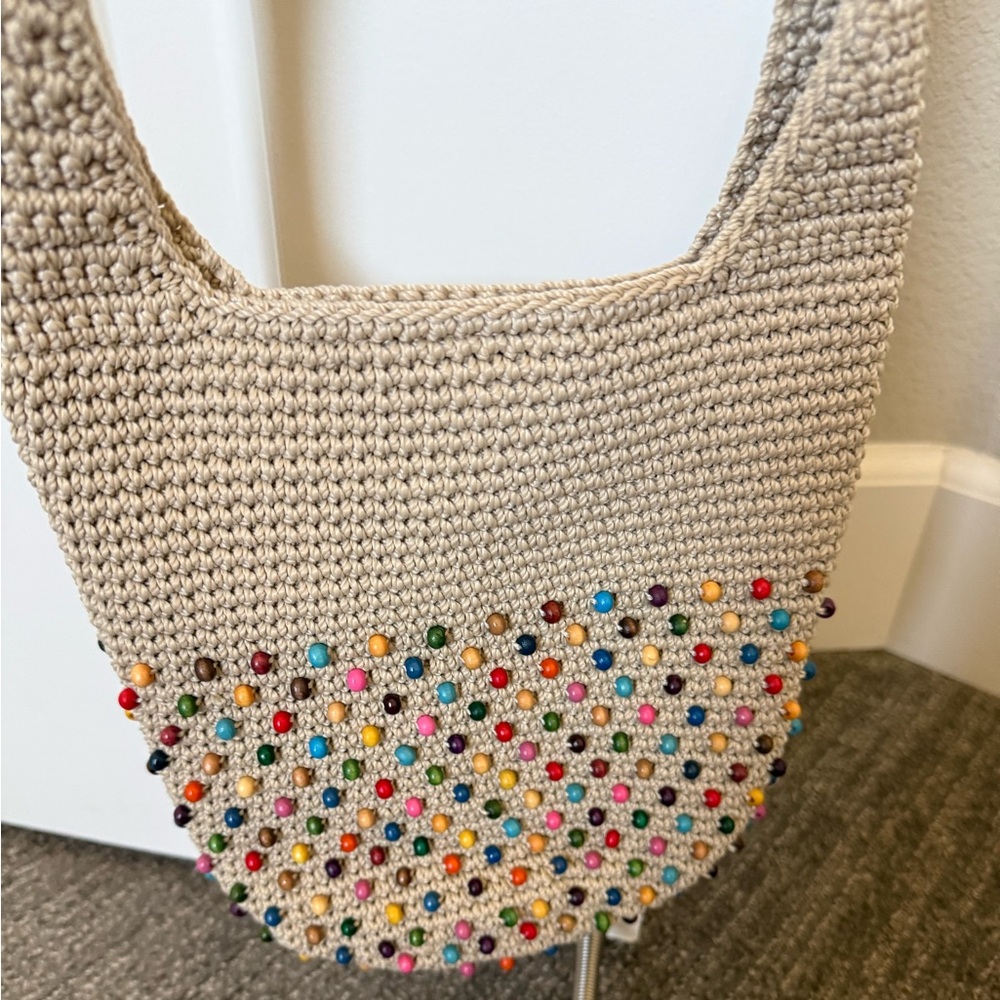 The Sak Cream Shoulder Bag